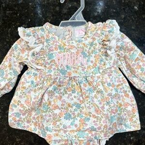 Floral Baby Dress with Ruffles